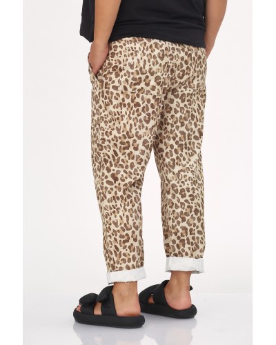 Pantaloni Boyfriend Animalia