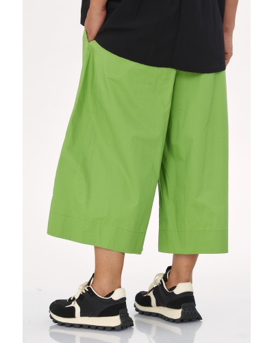 Pantaloni Boyfriend Cotton Buzunare Lime