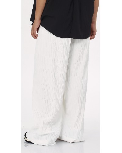 Pantaloni RETRO Viscose WHT