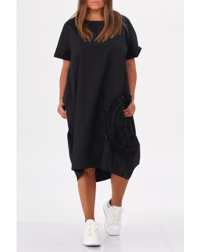 Abito Oversized Cotton APLCERC Blk