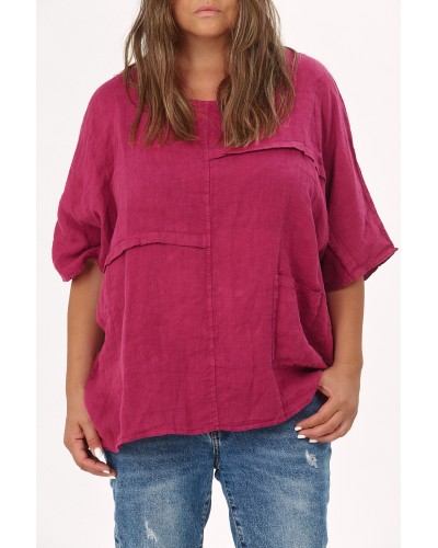 Maglia  Lino Pense Burgundy