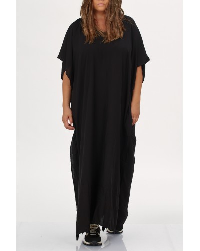 Oversized Split Maxi Dress V