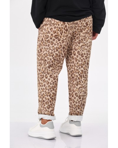 Pantaloni Boyfriend Animalia