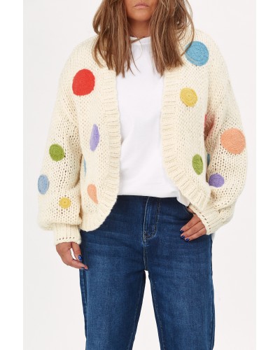 Cardigan Oversized Buline Colorate