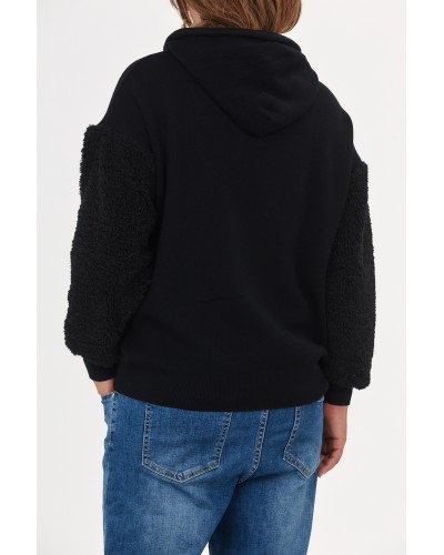 Hoodie Boyfriend Buzunar Blk