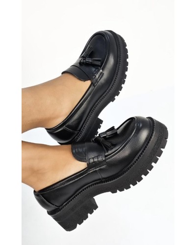 Pantofi Boyfriend Piele Ecologica