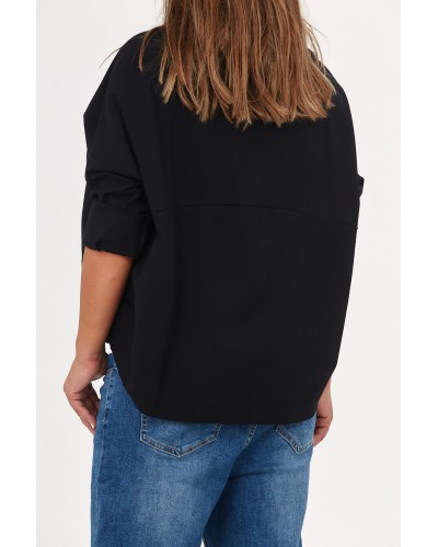 T-shirt Boyfriend Casual Blk