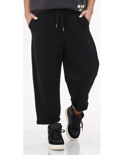 Pantaloni Boyfriend ITalian Style Blk