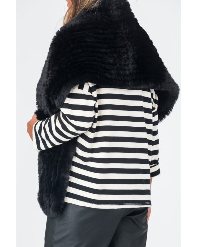 Fular Faux FUR Versatil Blk