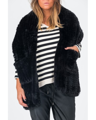 Fular Faux FUR Versatil Blk