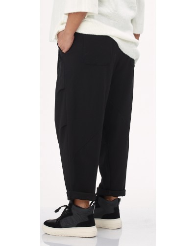 Pantaloni Boyfriend ITalian Style Pense Blk