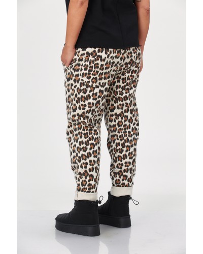 Pantaloni Boyfriend Cotton Animalia