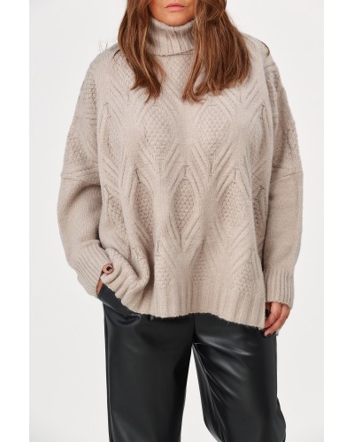 KNIT Sweater Oversized Grej