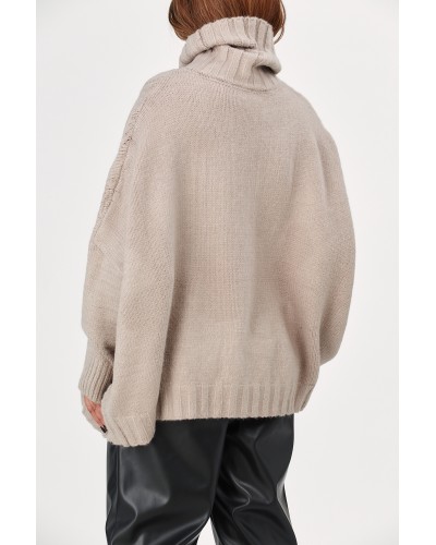 KNIT Sweater Oversized Grej