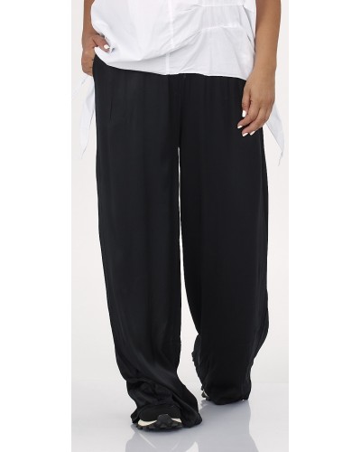 Pantaloni Viscose Retro Blk