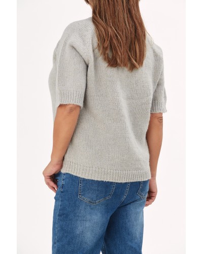 Pullover Mix Lana M 3/4 GRIGLIGH