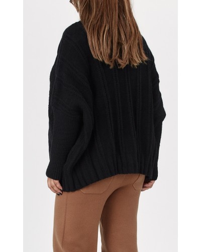 KNIT Sweater Oversized Blk