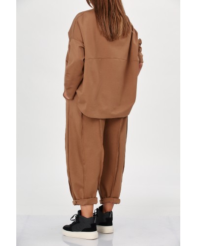 Trening Boyfriend Pantaloni Oversized Pense BG