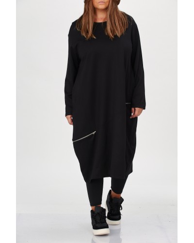 Abito Boyfriend Oversized Zip