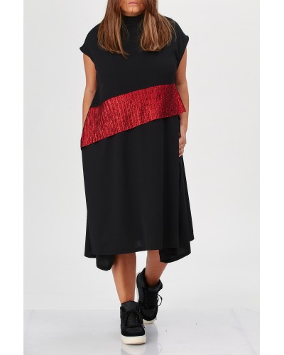 Abito Oversized Buzunare Celebrate RED