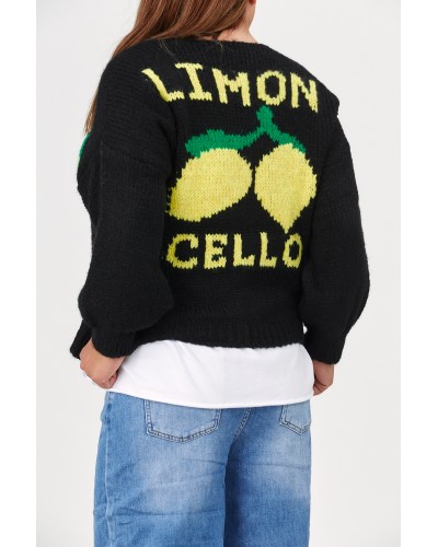 KNIT Sweater Limocello Blk