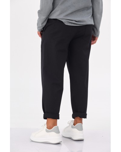 Pantaloni Boyfriend Casual Buzunare