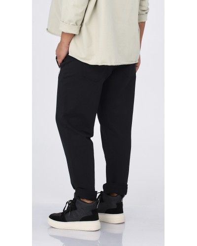 Pantaloni Boyfriend Buzunare Zip