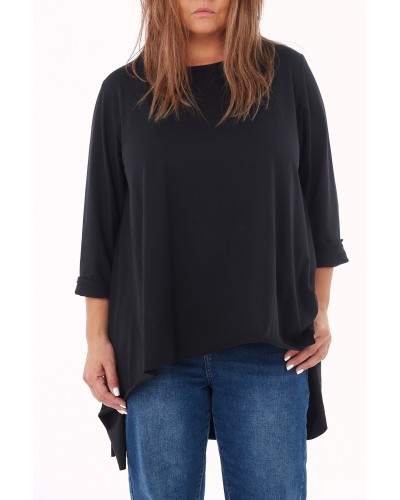 T-shirt Boyfriend Cotton ASIM Blk