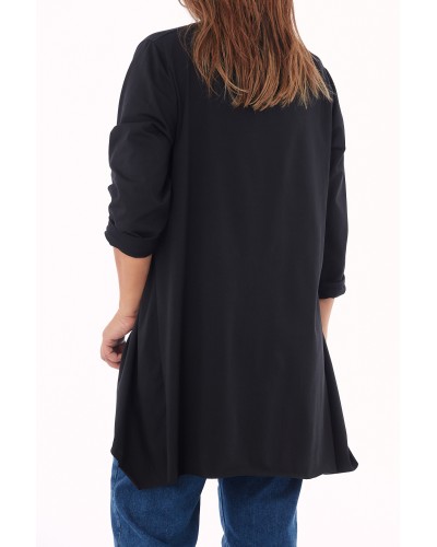 T-shirt Boyfriend Cotton ASIM Blk