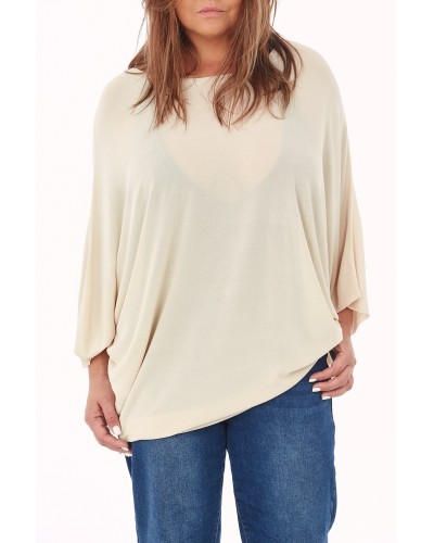 Maglia Casual Lejer Viscose Nude