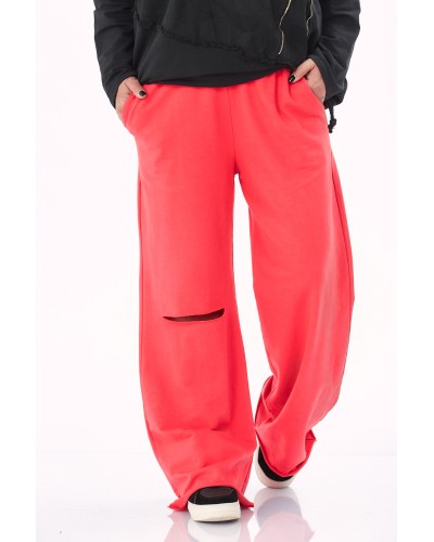 Pantaloni Boyfriend  CSBOY Red Despicati